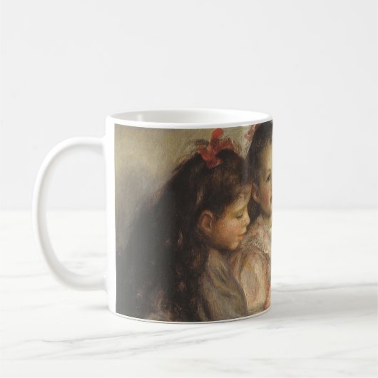 Portrait von Caillebotte Children von Pierre Renoi Kaffeetasse (Links)