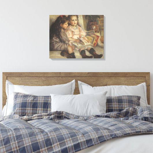 Portrait von Caillebotte Children von Pierre Renoi Leinwanddruck (Insitu (Schlafzimmer))