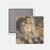 Portrait von Caillebotte Children von Pierre Renoi Magnet (Vorderseite/Rückseite)