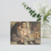 Portrait von Caillebotte Children von Pierre Renoi Postkarte (Stehend Vorderseite)