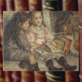 Portrait von Caillebotte Children von Pierre Renoi Puzzle