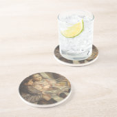 Portrait von Caillebotte Children von Pierre Renoi Sandstein Untersetzer (Seite)