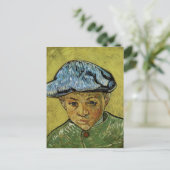 Portrait von Camille Roulin, Van Gogh Fine Art Postkarte (Stehend Vorderseite)