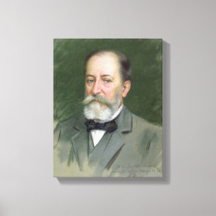 Portrait von Camille Saint-Saens 1903 Leinwanddruck