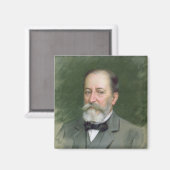 Portrait von Camille Saint-Saens 1903 Magnet (Vorderseite/Rückseite)