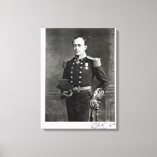 Portrait von Captain Robert Falcon Scott Leinwanddruck (Vorderseite)