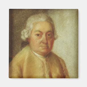 Portrait von Carl Philipp Emanuel Bach, c.1780 Magnet