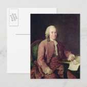 Portrait von Carl von Linnaeus Postkarte (Vorne/Hinten)