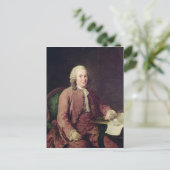 Portrait von Carl von Linnaeus Postkarte (Stehend Vorderseite)