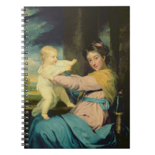 Portrait von Caroline, Herzogin von Marlborough mi Notizblock
