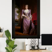 Portrait von Caroline Scott Harrison Poster (Heimbüro)