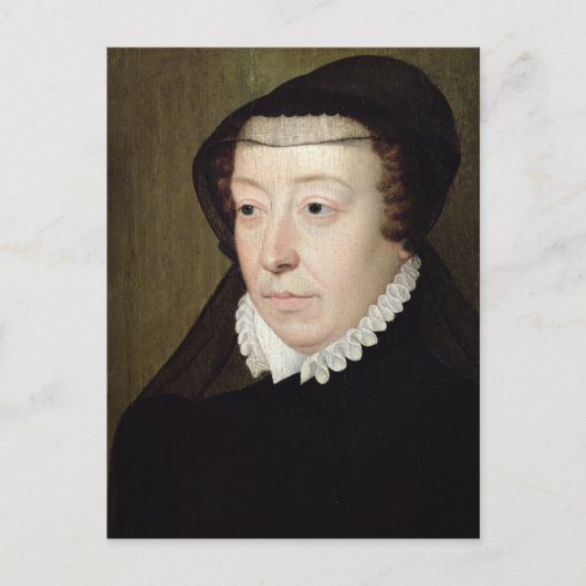 Portrait von Catherine de Medici Postkarte (Vorderseite)