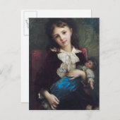 Portrait von Catherine du Bouchage, 1879 Postkarte (Vorne/Hinten)