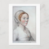 Portrait von Catherine Howard (1520-42), mit der G Postkarte (Vorderseite)