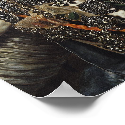 Portrait von Catherine II. Poster (Ecke)