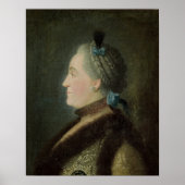 Portrait von Catherine II. Poster (Vorne)