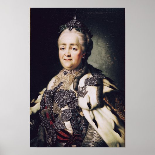 Portrait von Catherine II. von Russland 2 Poster (Vorne)