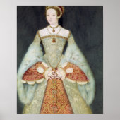 Portrait von Catherine Parr (1512-48), 1545 (Farbe Poster (Vorne)
