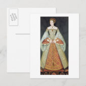 Portrait von Catherine Parr (1512-48), 1545 (Farbe Postkarte (Vorne/Hinten)