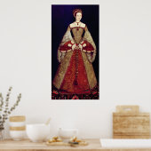 Portrait von Catherine Parr, 1545 Poster (Küche)