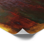 Portrait von Cecil John Rhodes 1898 Poster (Ecke)