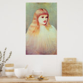 Portrait von Cecily Horner, 1895 Poster (Küche)
