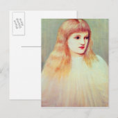 Portrait von Cecily Horner, 1895 Postkarte (Vorne/Hinten)