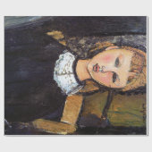 Portrait von Ceroni, Modigliani Geschenkpapier (Flach)