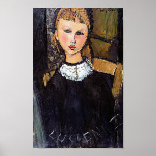 Portrait von Ceroni, Modigliani Poster