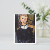 Portrait von Ceroni, Modigliani Postkarte (Stehend Vorderseite)