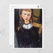 Portrait von Ceroni, Modigliani Postkarte (Vorne/Hinten)