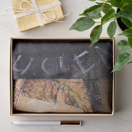 Portrait von Ceroni, Modigliani Seidenpapier (Geschenk)