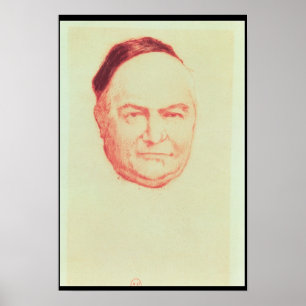 Portrait von Charles Augustin Sainte-Beuve Poster