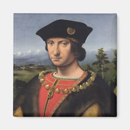 Portrait von Charles d'Amboise Marshal, Frankreich Magnet (Vorne)