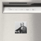 Portrait von Charles Darwin, 1854 Magnet (In Situ (Geschirrspüler))