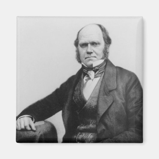 Portrait von Charles Darwin, 1854 Magnet (Vorne)