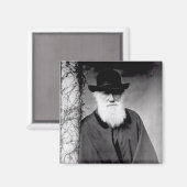 Portrait von Charles Darwin 1881 Magnet (Vorderseite/Rückseite)