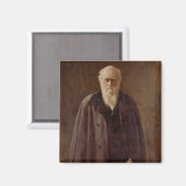 Portrait von Charles Darwin 1883 Magnet (Vorderseite/Rückseite)