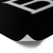 Portrait von Charles Darwin und Ape Poster (Ecke)