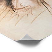 Portrait von Charles Dickens, 1869 Poster (Ecke)