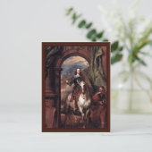 Portrait von Charles I., König von England Postkarte (Stehend Vorderseite)