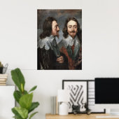 Portrait von Charles I., von Van Dyck Poster (Heimbüro)