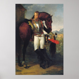 Portrait von Charles Legrand, zweiter Leutnant Poster