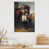 Portrait von Charles Legrand, zweiter Leutnant Poster (Küche)