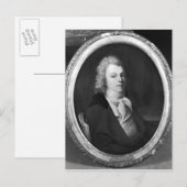 Portrait von Charles Maurice Postkarte (Vorne/Hinten)