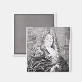 Portrait von Charles Perrault Magnet (Vorderseite/Rückseite)