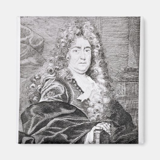 Portrait von Charles Perrault Magnet (Vorne)