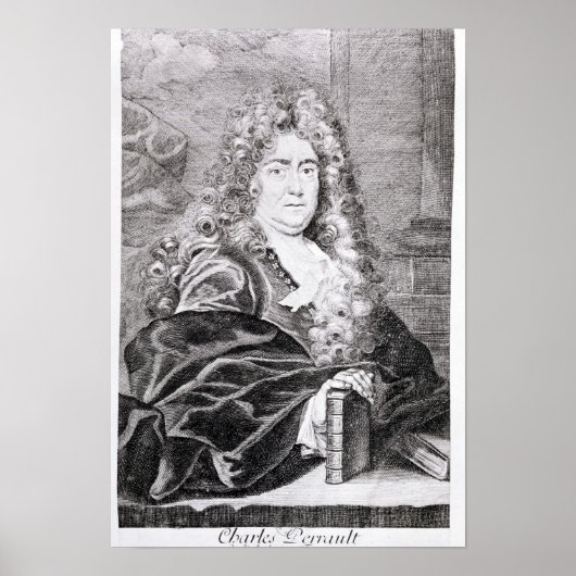 Portrait von Charles Perrault Poster (Vorne)