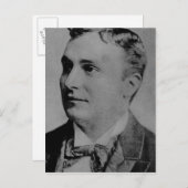 Portrait von Charles Spencer Chaplin, Sr. Postkarte (Vorne/Hinten)