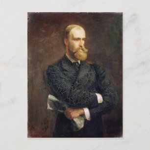 Portrait von Charles Stewart Parnell 1892 Postkarte